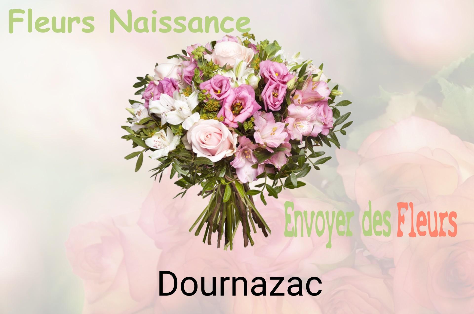 Bouquet de fleurs de naissance livré à Dournazac